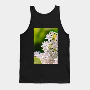 White Lilac Flowers Tank Top